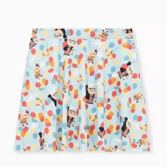 Torrid Disney Pixar "Up" Balloons Scuba Skater Skirt - Picture 1 of 4